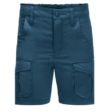 Jack Wolfskin Leisure Travel Trousers Treasure Hunter Short (lightweight, robust and elastic) short dark blue Kids