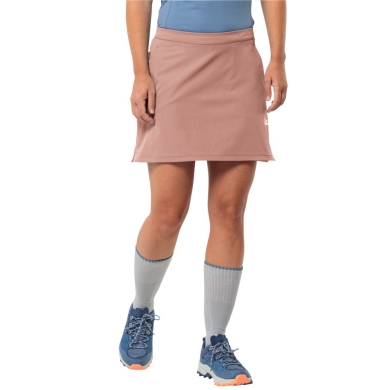 Jack Wolfskin Hiking Alpine Skort (with inner shorts, elastic, breathable) pink ladies