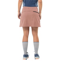 Jack Wolfskin Hiking Alpine Skort (with inner shorts, elastic, breathable) pink ladies