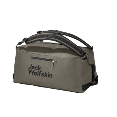 Jack Wolfskin Sports and Travel Backpack Traveltopia Duffle (for travel and everyday use, robust) olive green 45 liters