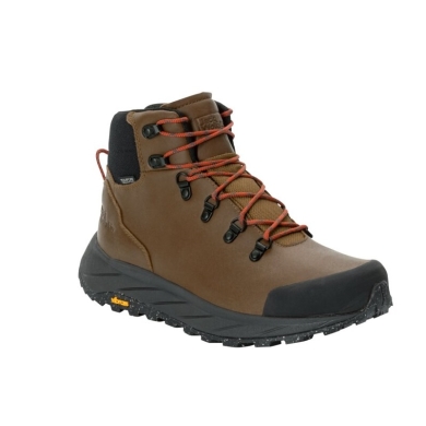 Jack Wolfskin Hiking Shoes Terraquest X Texapore Mid (waterproof and breathable) dark brown Men