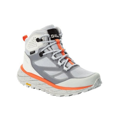 Jack Wolfskin Hiking Shoes Terraventure Texapore MID (waterproof, breathable) silver grey Women