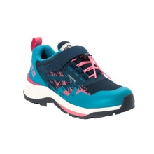 Jack Wolfskin Hiking Shoes Villi Hiker Texapore Low (waterproof, breathable) dark blue/pink Kids