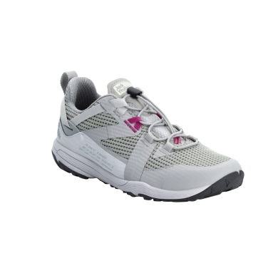 Jack Wolfskin Sneaker Spirit Low (Multifunctional shoes, lightweight and breathable) silver grey Women