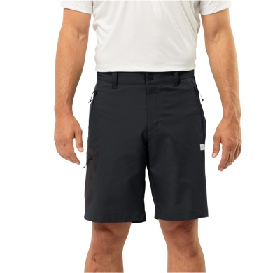 Jack Wolfskin Softshell Hiking Shorts Active Track (elastic, lightweight) short black men's