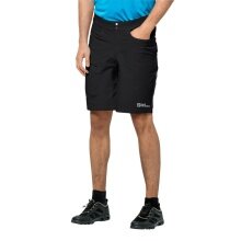 Jack Wolfskin Softshell Trousers Tourer Shorts (water-repellent, windproof) short black men's