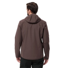 Jack Wolfskin Softshell Jacket Bornberg Hoody (Hood, windproof, water-repellent) burgundy Men