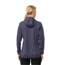 Jack Wolfskin Softshell Jacket Feldberg Hoody (windproof, water-repellent) graphite grey Ladies