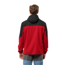 Jack Wolfskin Softshell Jacket Feldberg Hoody (windproof, water-repellent) red Men's