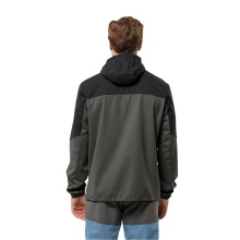 Jack Wolfskin Softshell Jacket Feldberg Hoody (windproof, water-repellent) dark grey Men