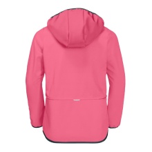 Jack Wolfskin Softshell Jacket Fourwinds (wind & water repellent) pink Kids