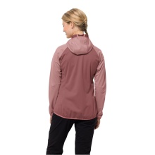 Jack Wolfskin Softshell Jacket Go Hike (Hood, windproof, water-repellent) pink Women