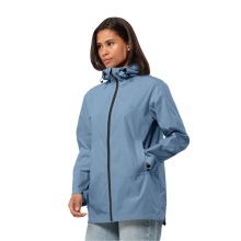 Jack Wolfskin Softshell Coat Desert Wind (windproof, water-repellent) light blue Women