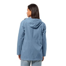 Jack Wolfskin Softshell Coat Desert Wind (windproof, water-repellent) light blue Women