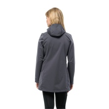 Jack Wolfskin Softshell Coat Windhain (windproof, water-repellent, breathable) dark grey Women