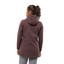 Jack Wolfskin Softshell Coat Windland Coat (windproof, water-repellent, breathable) berrypink Women