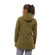 Jack Wolfskin Softshell Coat Windland Coat (windproof, water-repellent, breathable) olive green Women