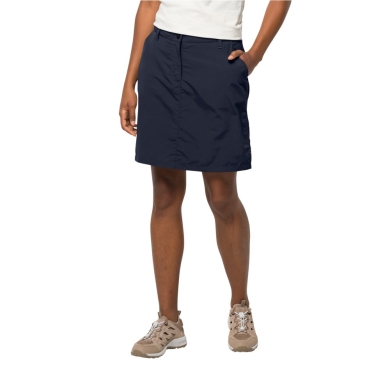 Jack Wolfskin Summer Skort Kalahari Skort (with inner shorts, breathable) dark blue Women