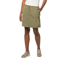 Jack Wolfskin Summer Skirt Kalahari Skort (with Inner Shorts, Breathable) Green Ladies