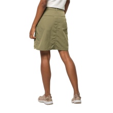 Jack Wolfskin Summer Skirt Kalahari Skort (with Inner Shorts, Breathable) Green Ladies