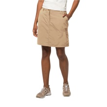 Jack Wolfskin Summer Skort Kalahari (with inner shorts, breathable) sand brown ladies