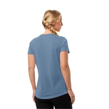 Jack Wolfskin Sports T-Shirt Vonnan (breathable, odour-resistant) light blue ladies