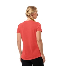 Jack Wolfskin Sports Shirt Vonnan (breathable, odour-resistant) red ladies