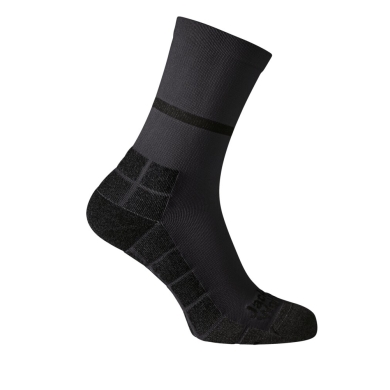 Jack Wolfskin Hiking Sock Crew Light Multi (quick-drying, breathable) black - 1 pair