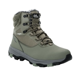 Jack Wolfskin Winter Boots Everquest High Texapore (warm, waterproof, PFC-Free) olive green Men