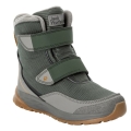 Jack Wolfskin Winter Boots Polar Bear Texapore High VC (robust, waterproof) dark green/grey Children