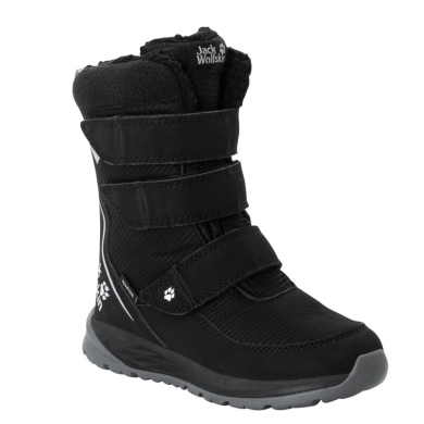 Jack Wolfskin Winter Boots Polar Boot Texapore High VC (robust, waterproof) black/gray Kids