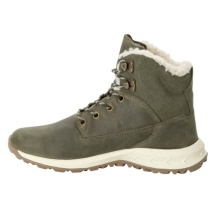 Jack Wolfskin Winter Boots Queenstown City Texapore Mid (Leather, Waterproof) Moss Green Women