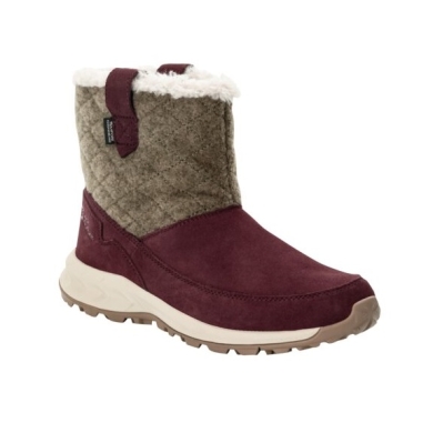 Jack Wolfskin Winter Boots Queenstown Texapore Boot (Suede, Waterproof) berrypink Women