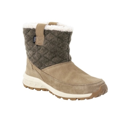 Jack Wolfskin Winter Boots Queenstown Texapore Boot (Suede, waterproof) cookie brown Women