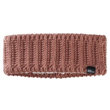 Jack Wolfskin Headband (Knit Pattern) Highloft Knit Headband - Pink Women