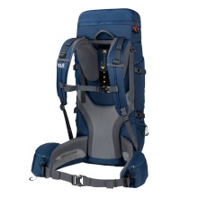 Jack Wolfskin Trekking Rucksack Highland Trail (Multi-Day Tours) 55+5 Litres Night Blue