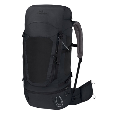 Jack Wolfskin Trekking Rucksack Highland Trail (Multi-Day Tours) 55+5 Litres Phantom Grey