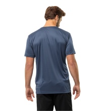 Jack Wolfskin Wander T-Shirt Peak Graphic (breathable, odour-resistant) sky blue Men's