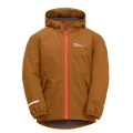 Jack Wolfskin Transition Jacket Snowy Days 2023 (waterproof and windproof, fleece lining) light brown Children (164-176)