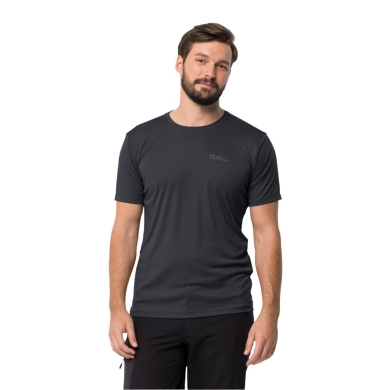 Jack Wolfskin Wander T-Shirt Tech T (light, odour-resistant) phantom grey Men's