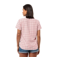 Jack Wolfskin Febla Shirt (moisture-regulating, breathable) Short Sleeve Pink Ladies