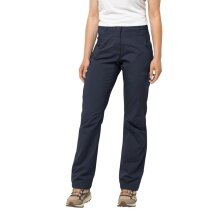 Jack Wolfskin Softshell Hiking Trousers Active Track Pant (very breathable, water-repellent) midnight blue ladies