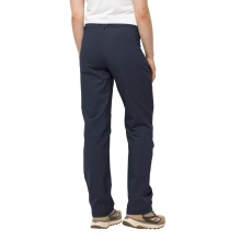 Jack Wolfskin Softshell Hiking Trousers Active Track Pant (very breathable, water-repellent) midnight blue ladies