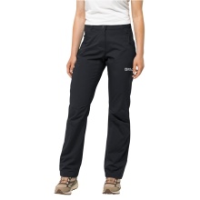 Jack Wolfskin Softshell Hiking Trousers Active Track Pant (very breathable, water-repellent) black ladies