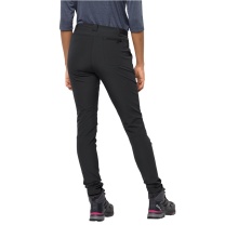 Jack Wolfskin Softshell Hiking Trousers Geigelstein Slim Pant (water-repellent, breathable) black Women