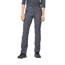 Jack Wolfskin Softshell Hiking Trousers Geigelstein Pant (water-repellent, highly breathable) grey Women