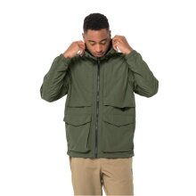 Jack Wolfskin Hiking Jacket Lightsome (Softshell Jacket, windproof, water-repellent) khaki/green Men