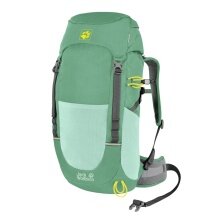 Jack Wolfskin Children's Hiking Backpack Pioneer (PFC-free, stable, for children from 9 years) mint green 22 liters