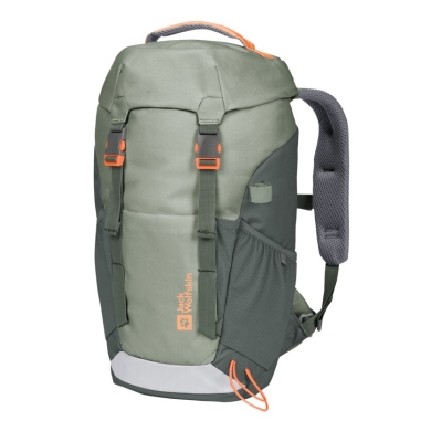 Jack Wolfskin Children's Hiking Backpack Forest Player (PFC-free, for children from 6 years) grey-green 20 liters