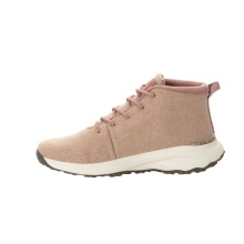 Jack Wolfskin Hiking Shoes Campfire Mid Wool (Organic Cotton, Comfortable, Breathable) Pink Women